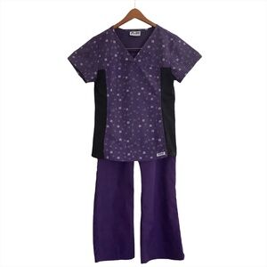 Purple Mobb Scrubs Outfit